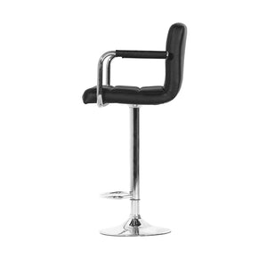 Gas lift Swivel Bar Chairs With Armrests