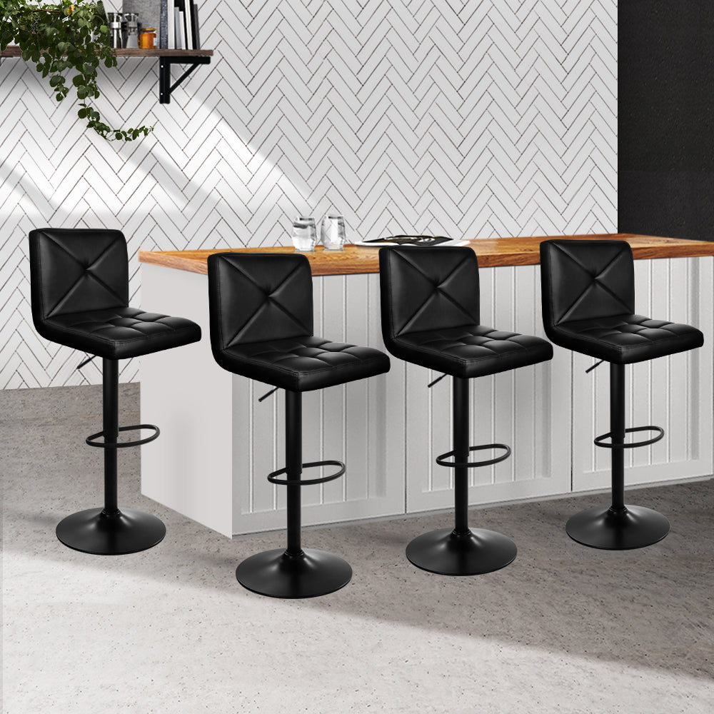 Criss Cross Style Bar Stools - 4 Pack