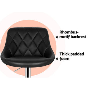 Black Kitchen Bar Stools - 4 Pack