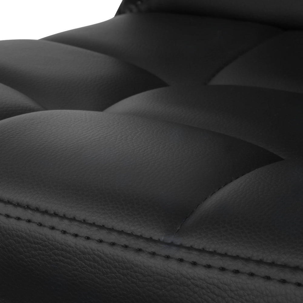 Black Studio Styled Gas Lift Bar Stools - 2 Pack