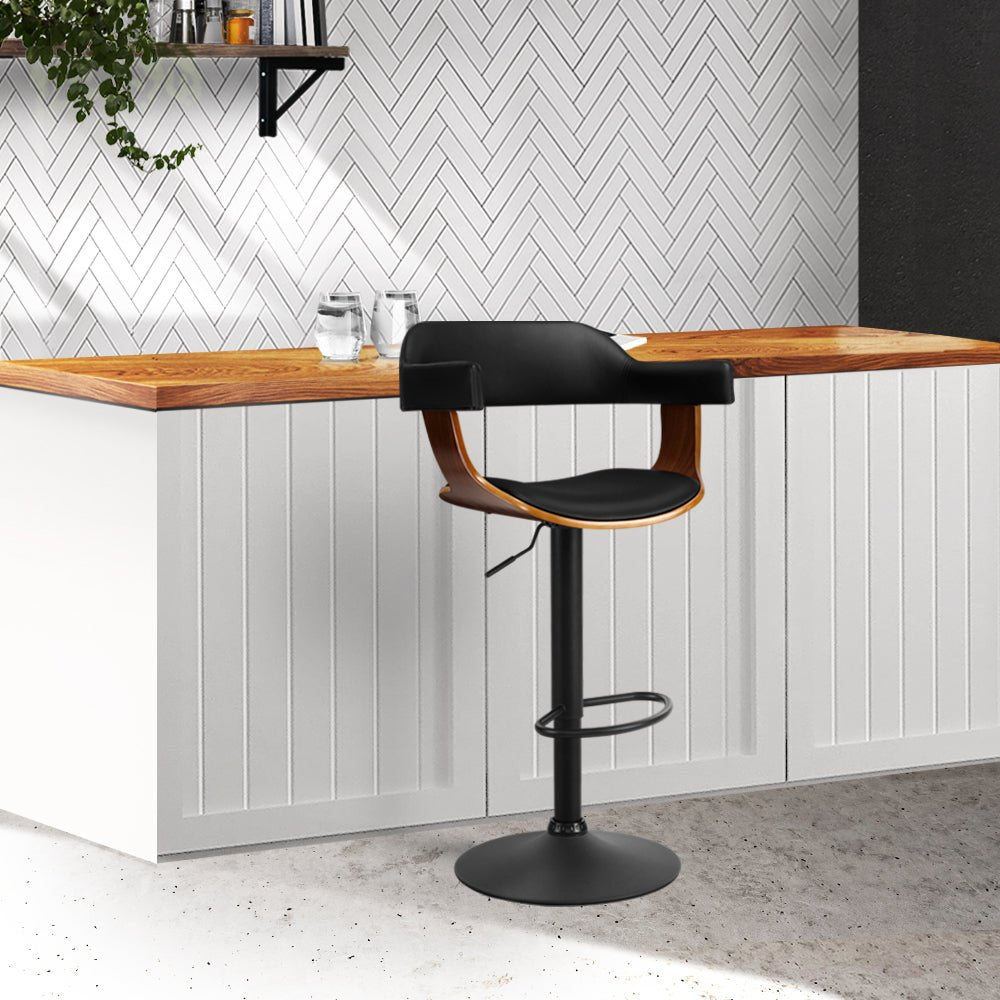 Curved Bar Stool With Gas Lift