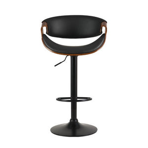 Swivel Bar Stools With Gas Lift And Foot Rests
