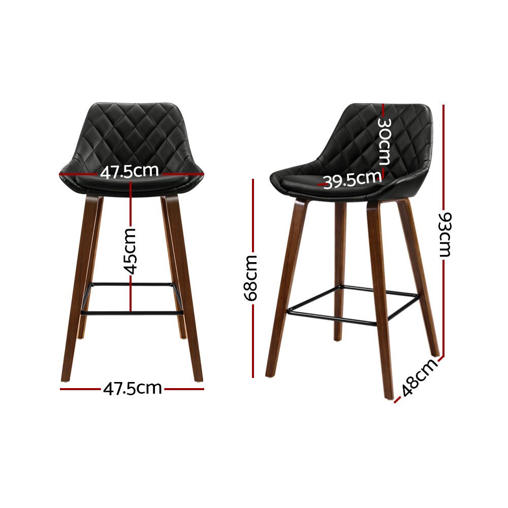 A Pair Of Bentwood Bar Stools
