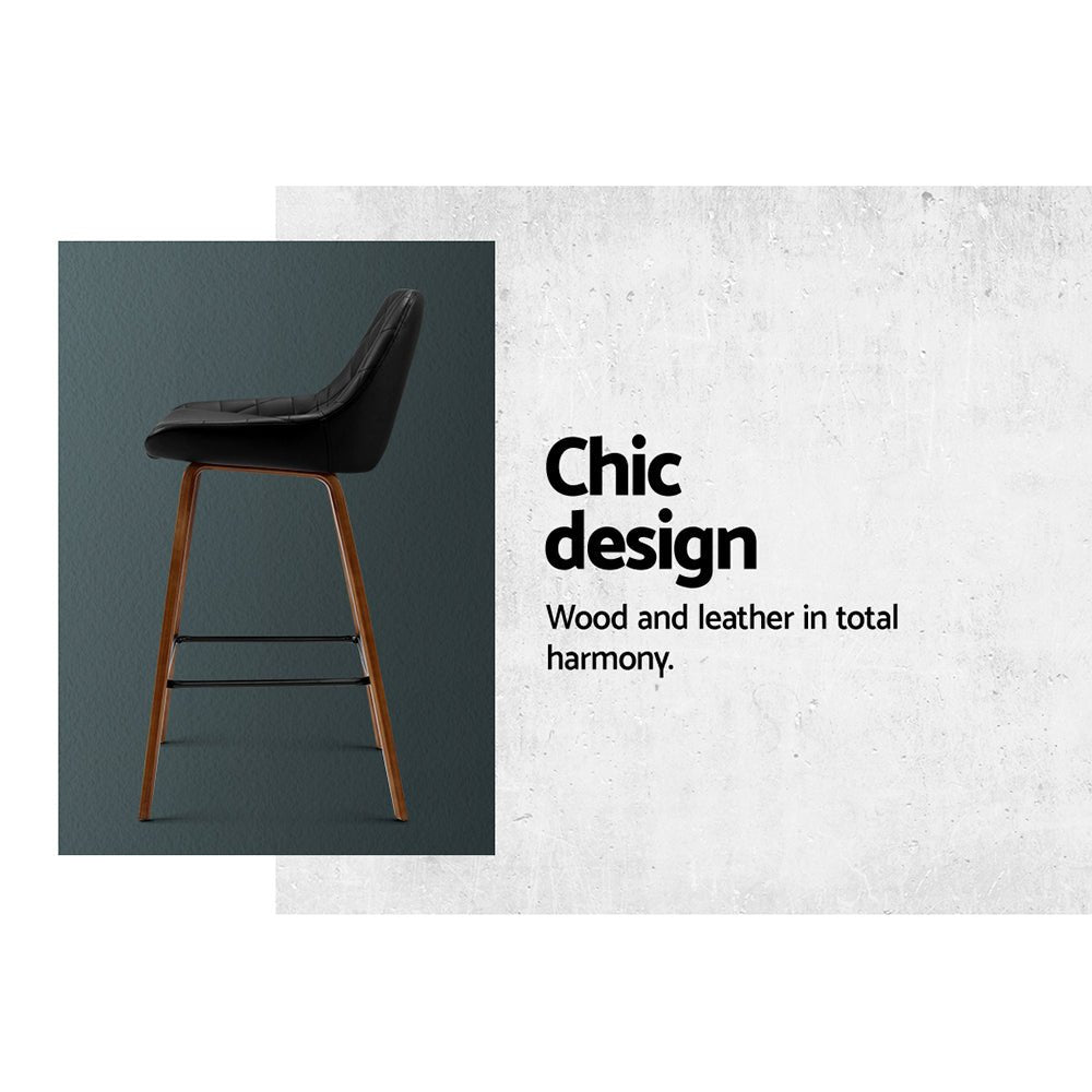 A Pair Of Bentwood Bar Stools