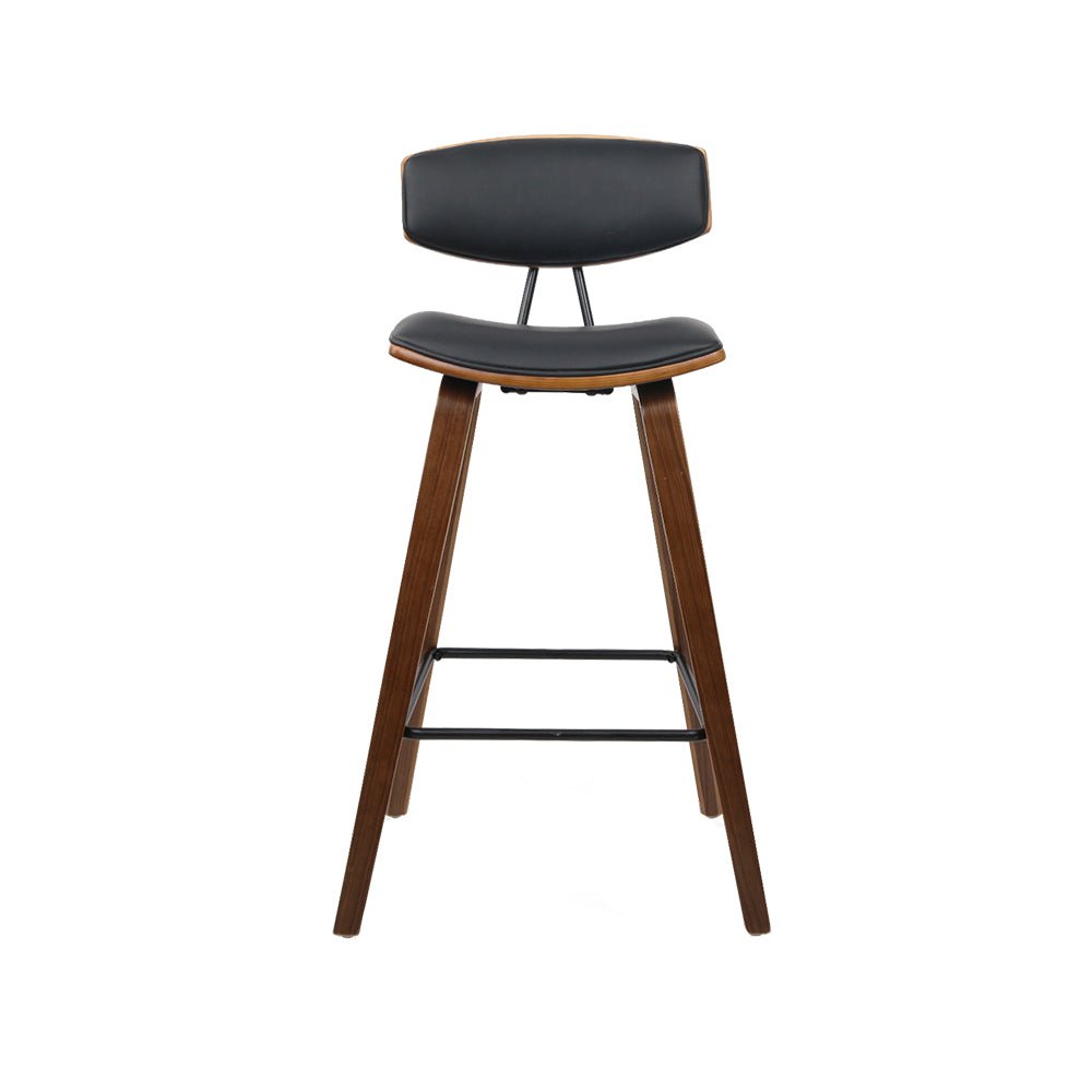 Circular Footrested Bar Stools - 4 Pack