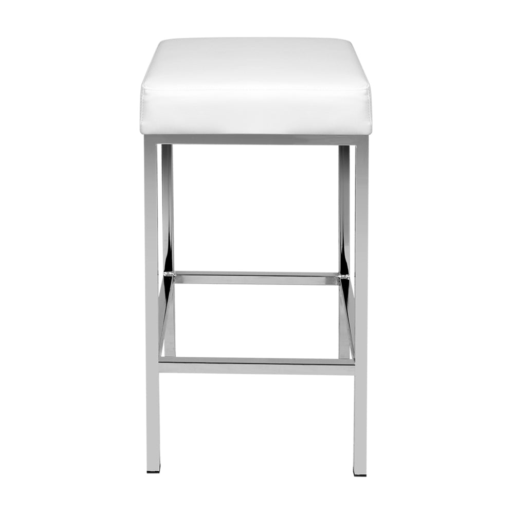 Retro Backless Bar Stools - 2 Pack