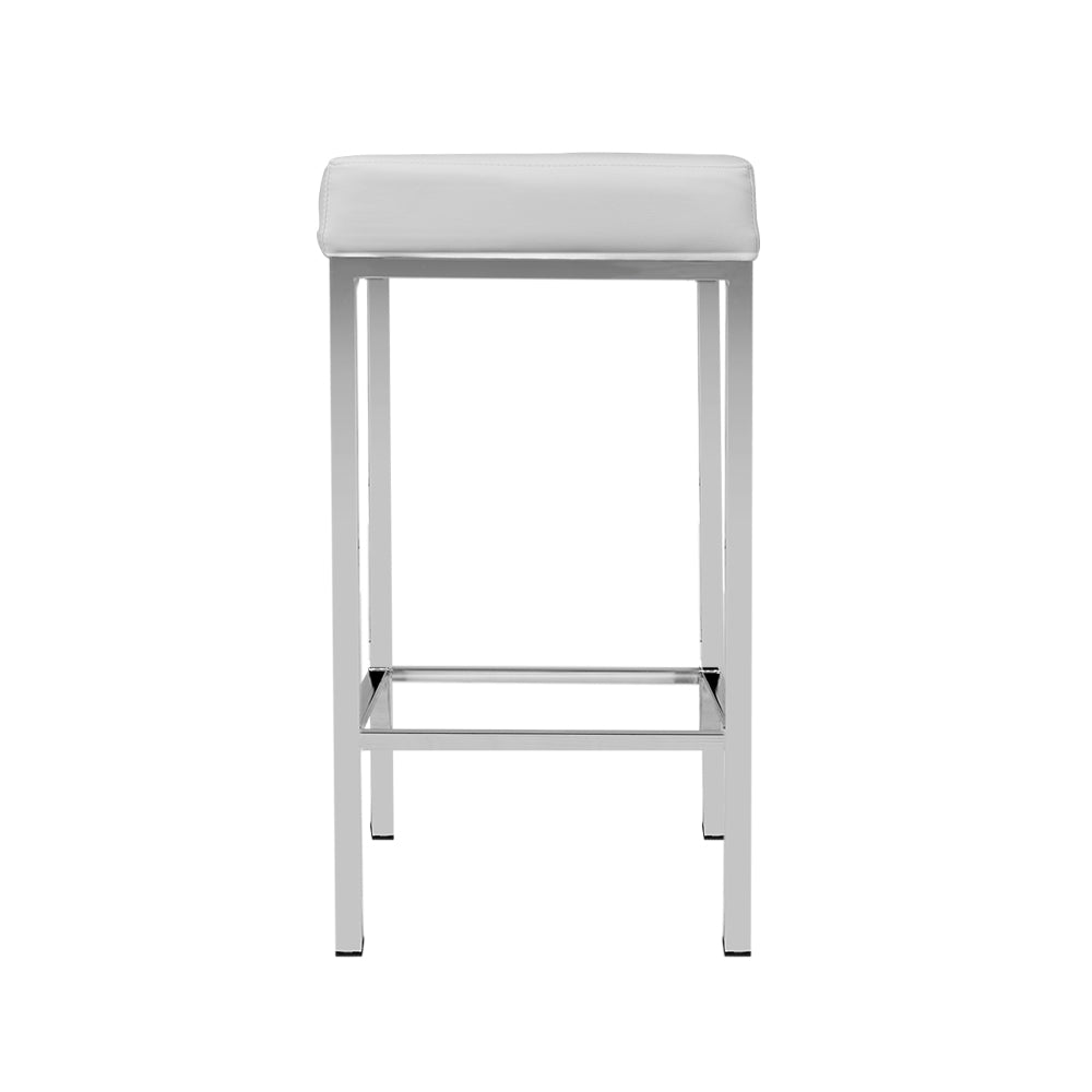 Retro Backless Bar Stools - 2 Pack