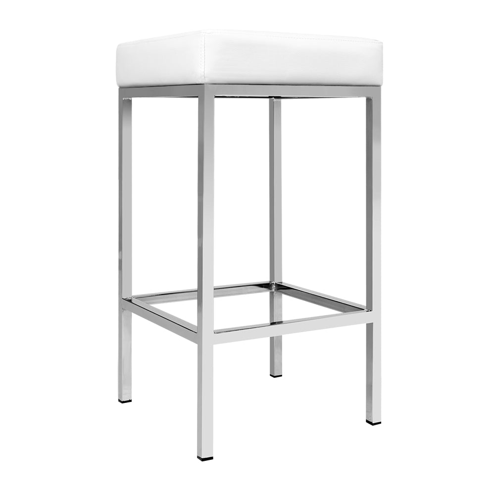 Retro Backless Bar Stools - 2 Pack