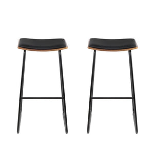 Backless PU Leather Bar Stools For Kitchen