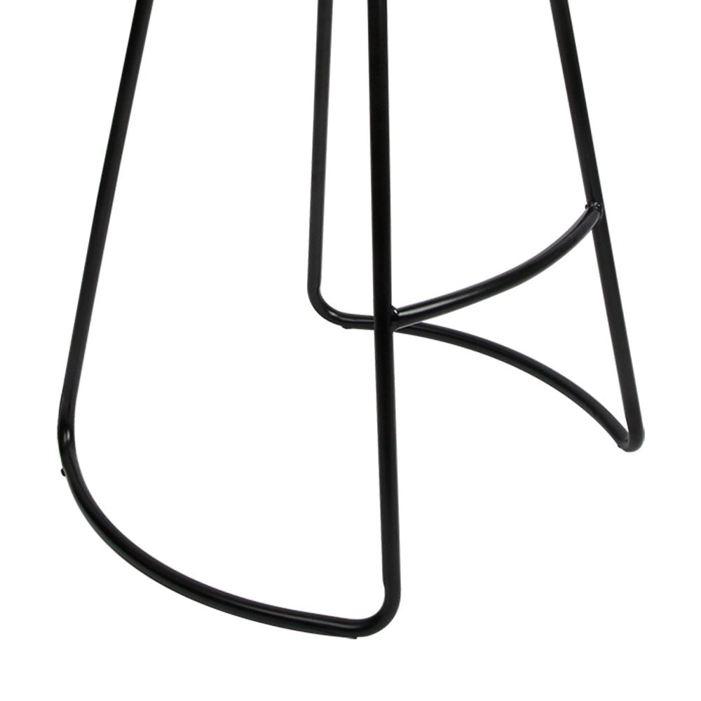 Elm Wood Backless Bar Stools 65cm - 2 Pack