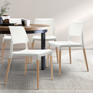Stackable Dining Chairs For Home Kitchen