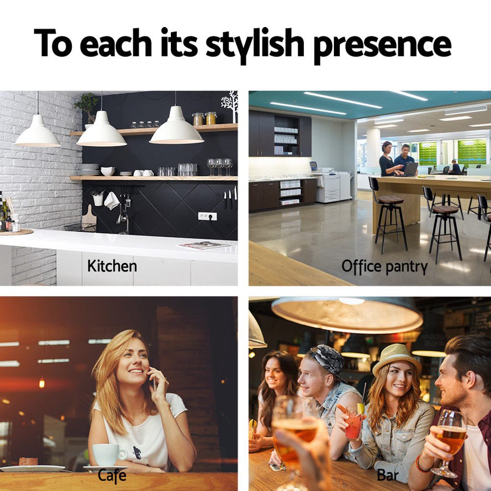 Rustic Industrial Styled Metal Bar Stools - 2 Pack