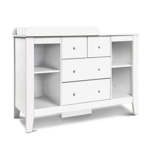 Baby Change Table | Tall Boy Drawers Dresser Chest | Storage Cabinet | White