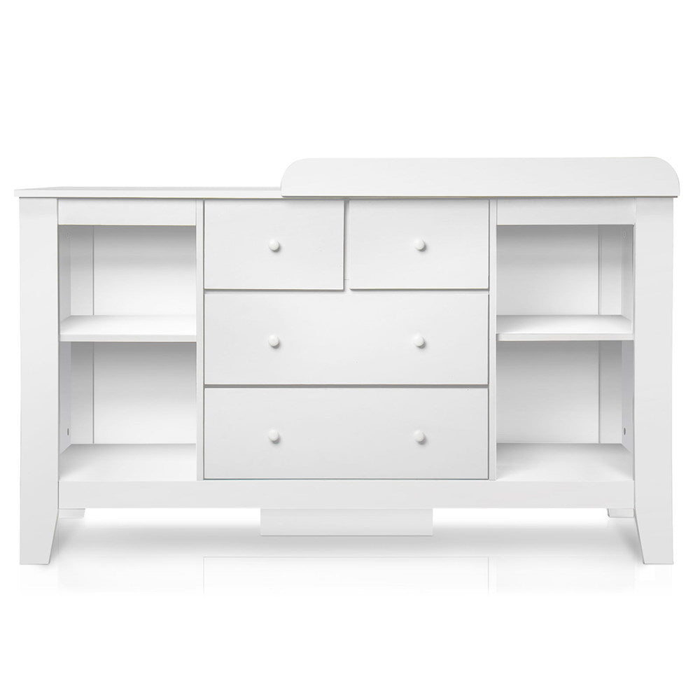 Baby Change Table | Tall Boy Drawers Dresser Chest | Storage Cabinet | White