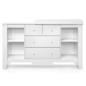 Baby Change Table | Tall Boy Drawers Dresser Chest | Storage Cabinet | White