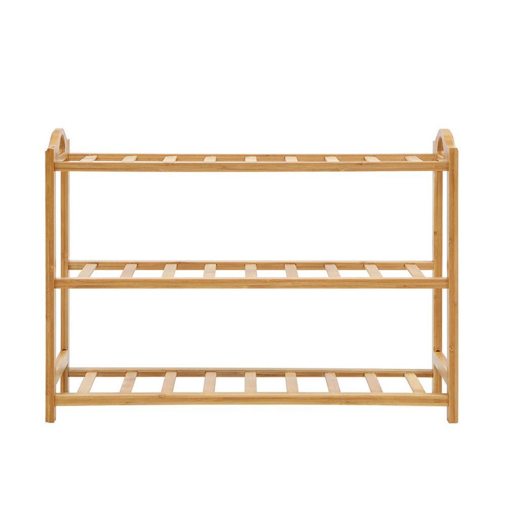 3 Tiers Bamboo Shoe Rack Storage Organiser