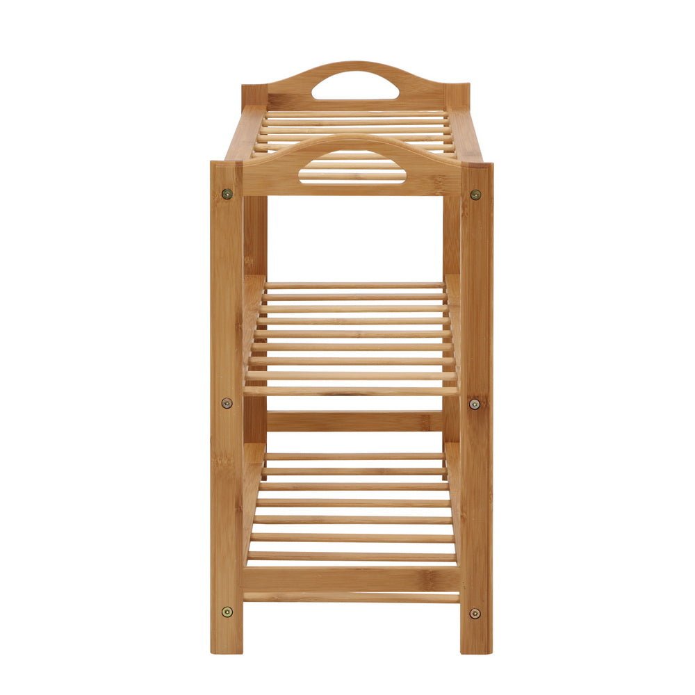 3 Tiers Bamboo Shoe Rack Storage Organiser