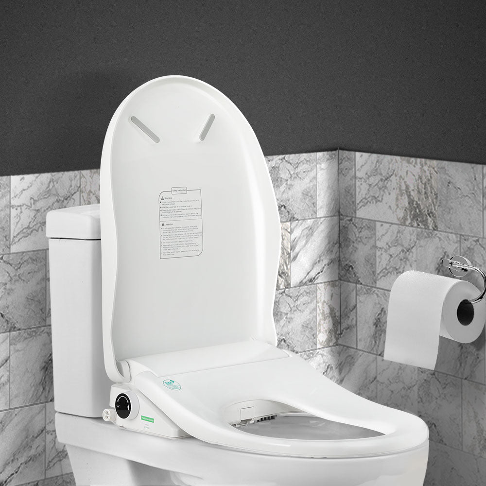 Cefito Non-Electric Bidet Toilet Seat Cover - D Shape | Bathroom Spray