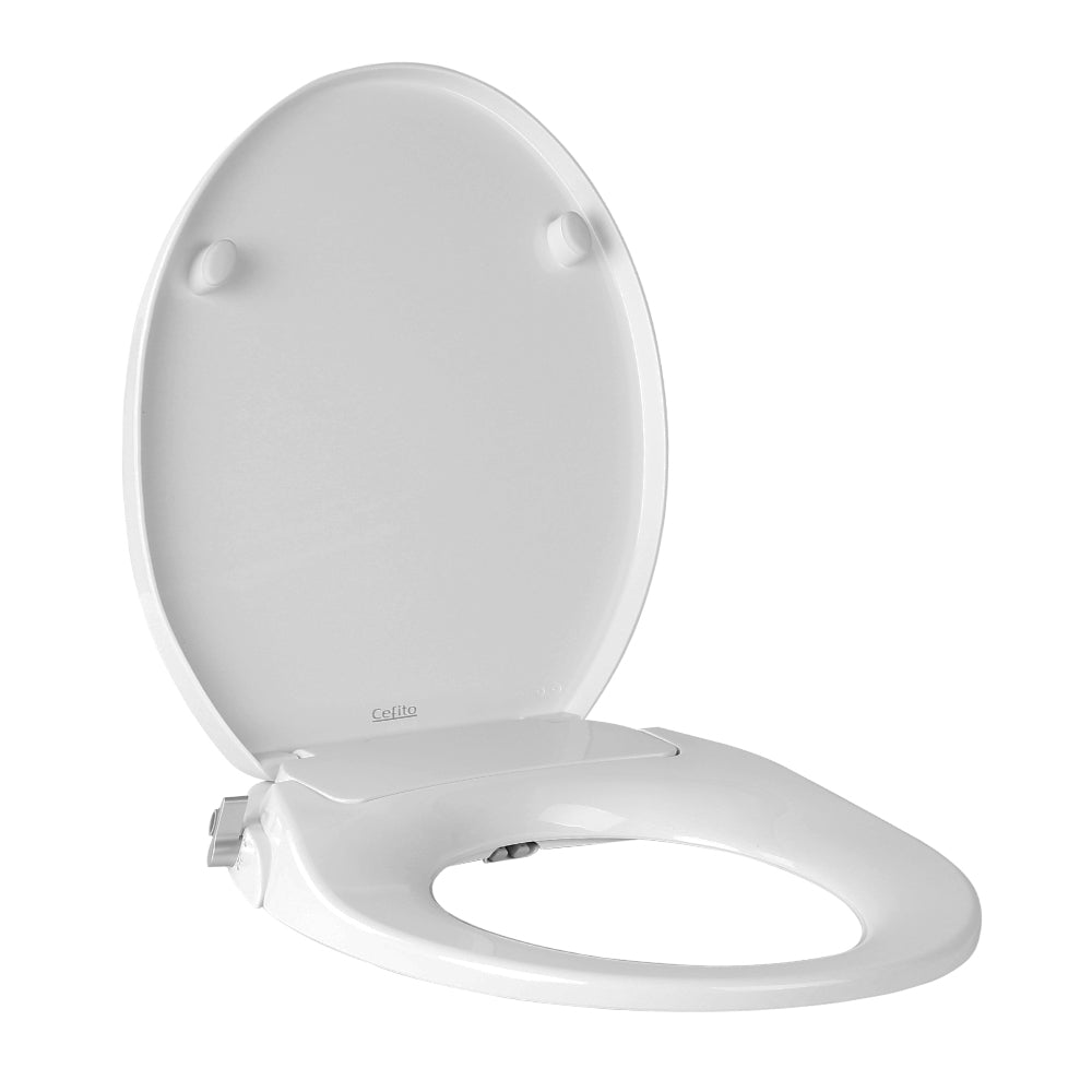 White Non-Electric Bidet Toilet Seat