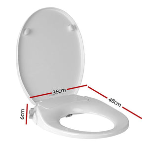 White Non-Electric Bidet Toilet Seat