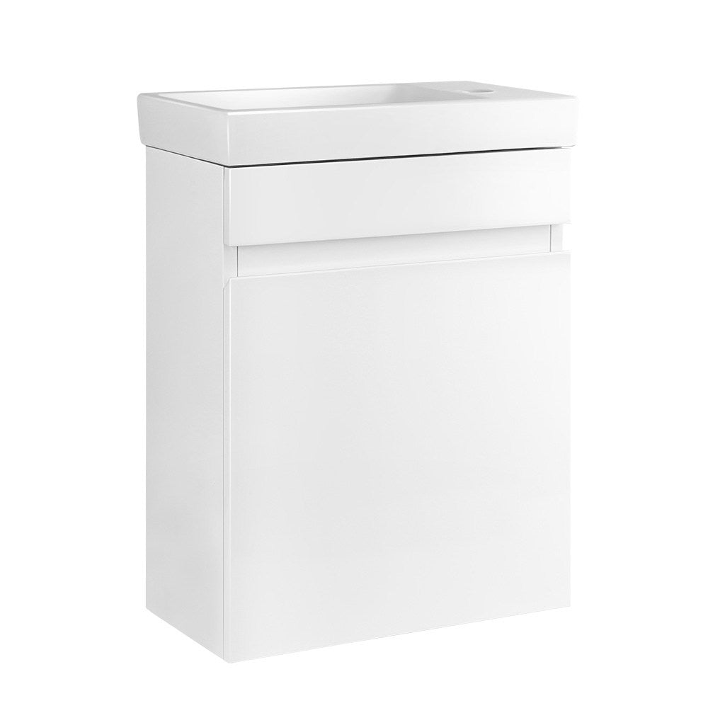 Bathroom Vanity Basin Cabinet | 400mm Sink | White