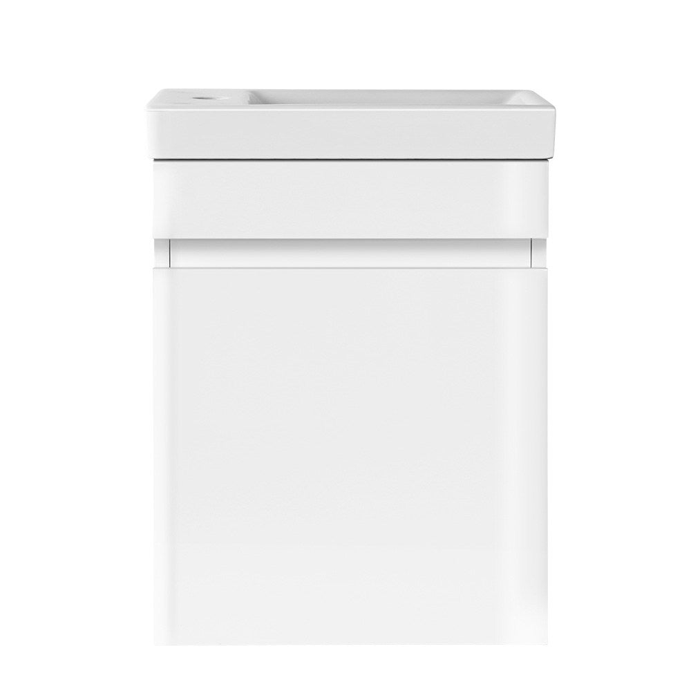 Bathroom Vanity Basin Cabinet | 400mm Sink | White