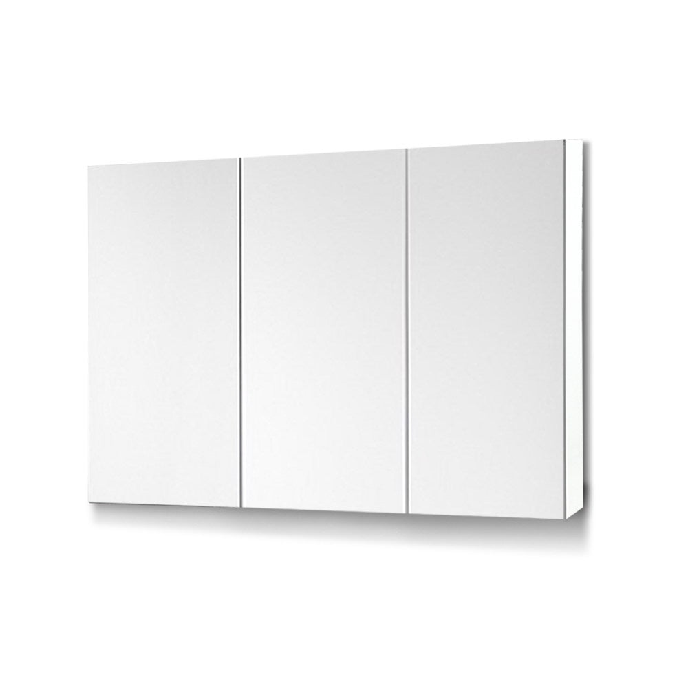Bathroom Vanity Mirror with Storage Cabinet | White