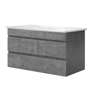 Cefito 900mm Bathroom Vanity Cabinet - Wall Mounted Cement | Basin Unit