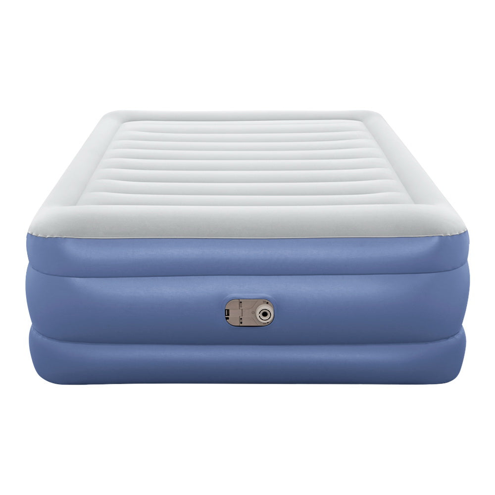 Bestway Queen Air Bed Inflatable Mattress Sleeping Mat Battery Built-in Pump