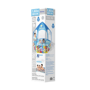 Bestway Above Ground Swimming Pool | Kids' Steel Pro™ Mist Shade Pools