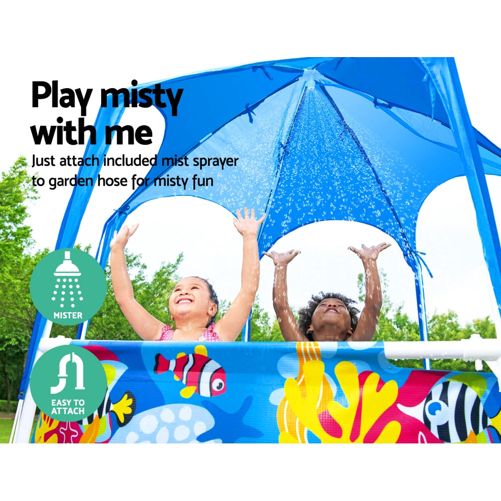 Bestway Above Ground Swimming Pool | Kids' Steel Pro™ Mist Shade Pools