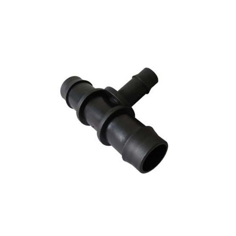 Barbed Reducing Tee Connector - 13mm - 13mm - 6mm