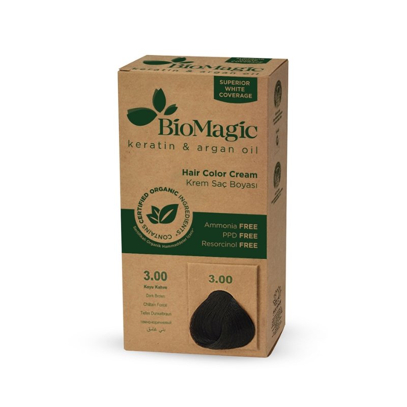 BioMagic Hair Colour Cream - Dark Brown