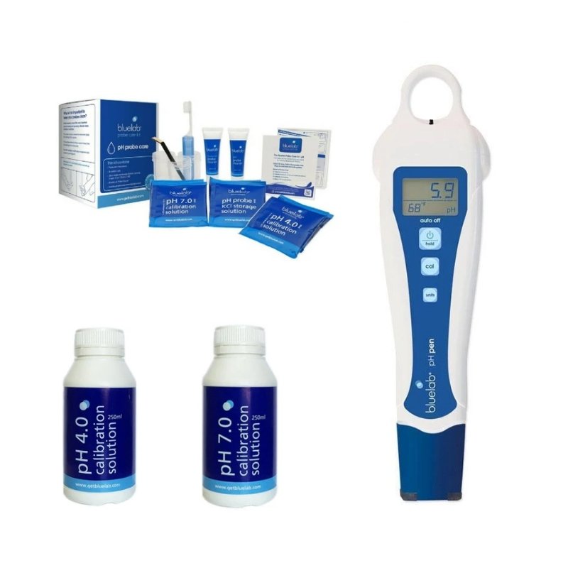 Bluelab pH Pen Bundle - Calibration and Probe Care Kit