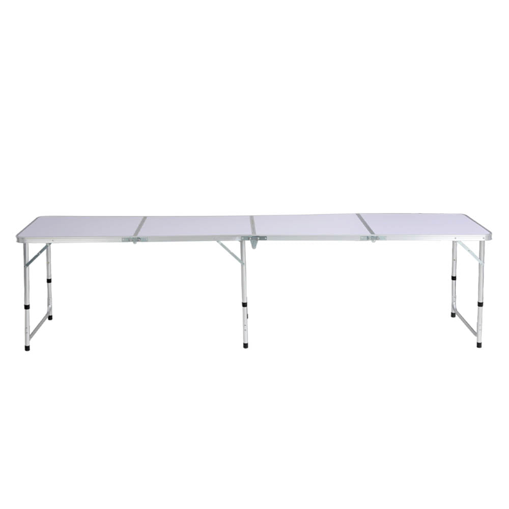 Weisshorn 240CM Folding Aluminum Camping Table | Portable BBQ Outdoor