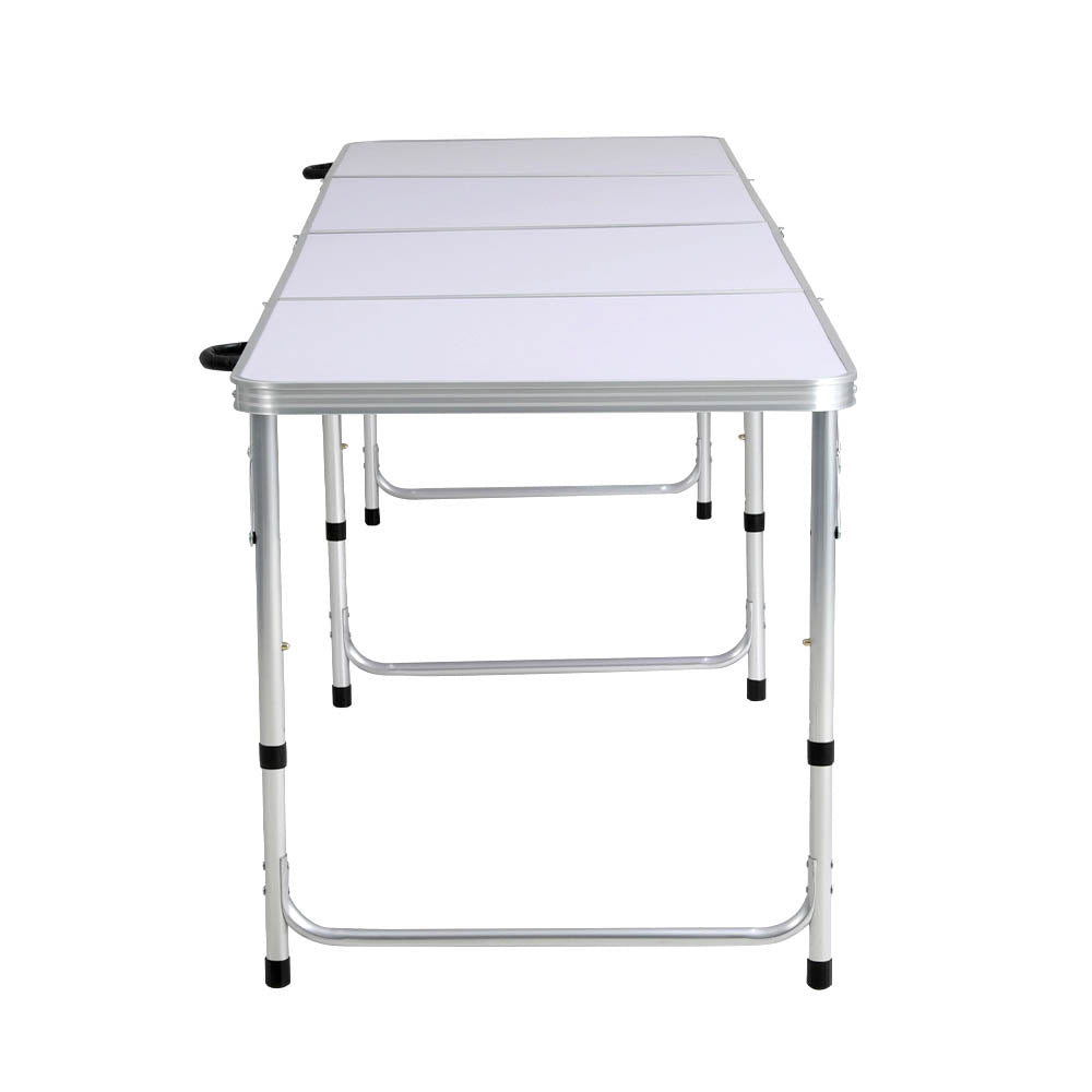 Weisshorn 240CM Folding Aluminum Camping Table | Portable BBQ Outdoor