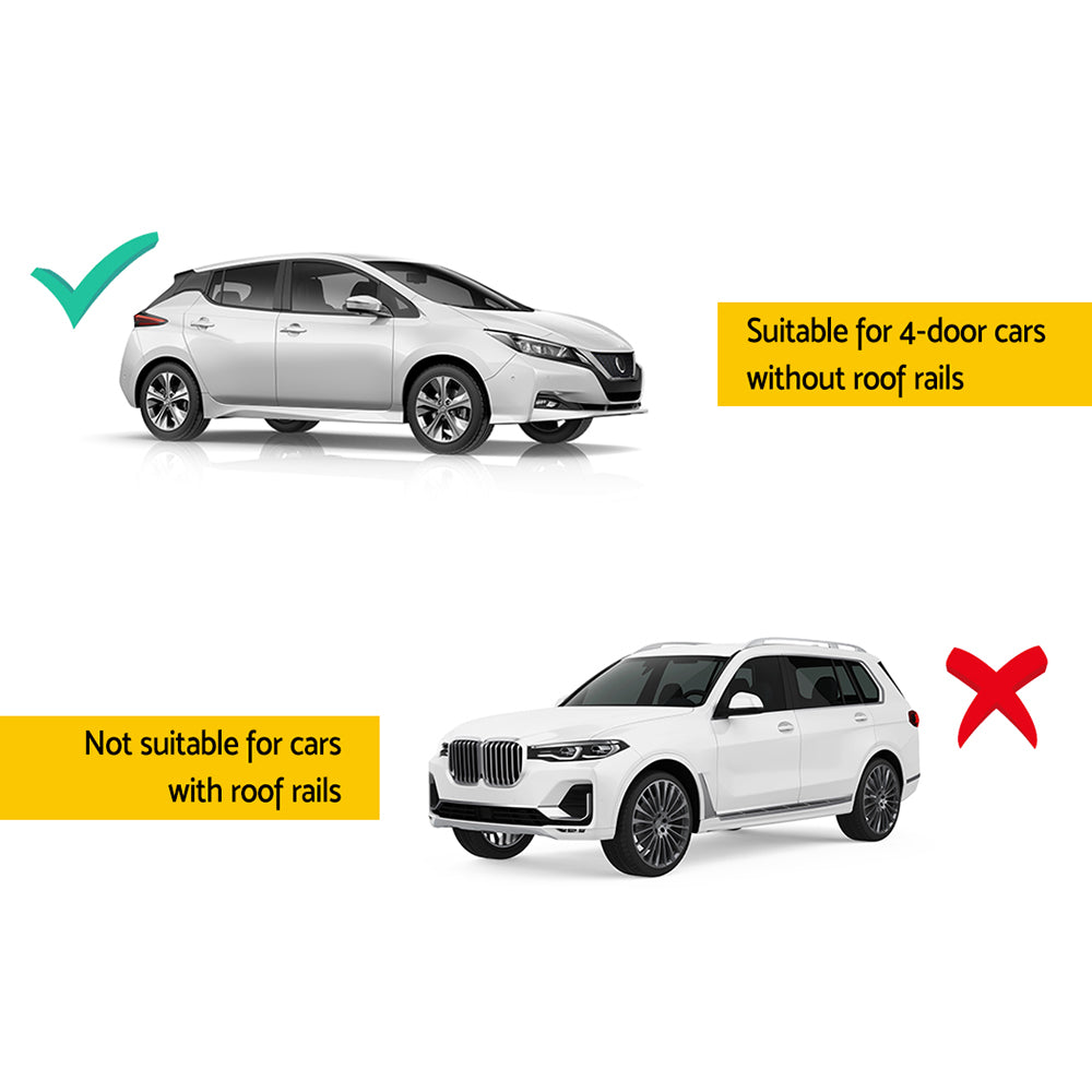 Universal Car Roof Rack Cross Bars, 90cm Adjustable, 45kg Capacity