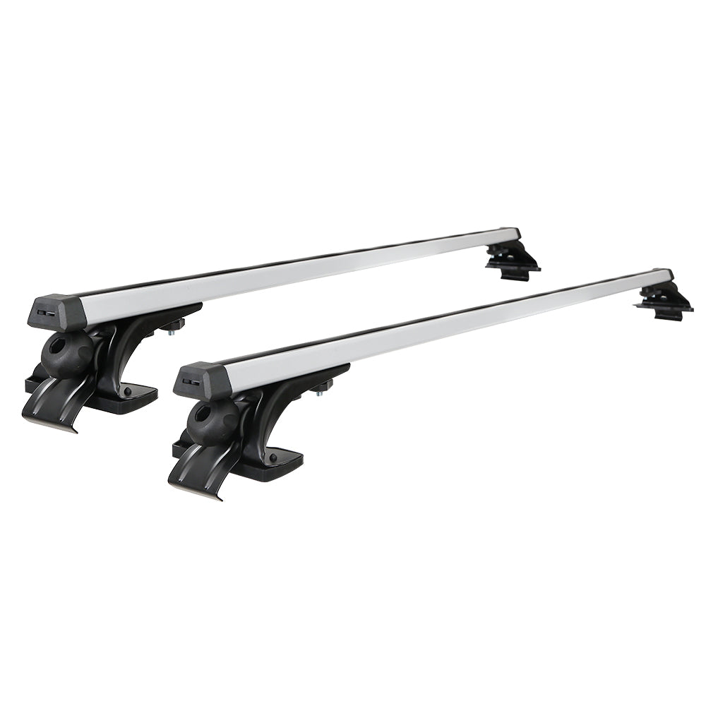 Universal Car Roof Rack Cross Bars, 1450mm Aluminium, 90kg Capacity