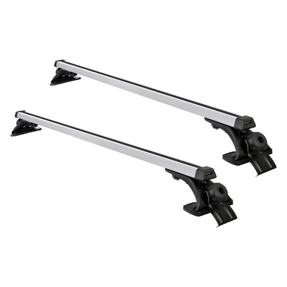 Universal Car Roof Rack Cross Bars, 1450mm Aluminium, 90kg Capacity