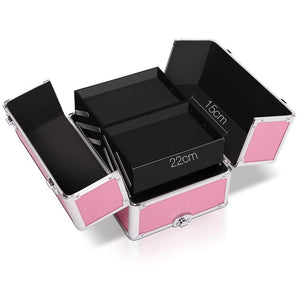 Makeup Case | Embellir Beauty Cosmetic Organiser Travel Portable Box Trolley Vanity