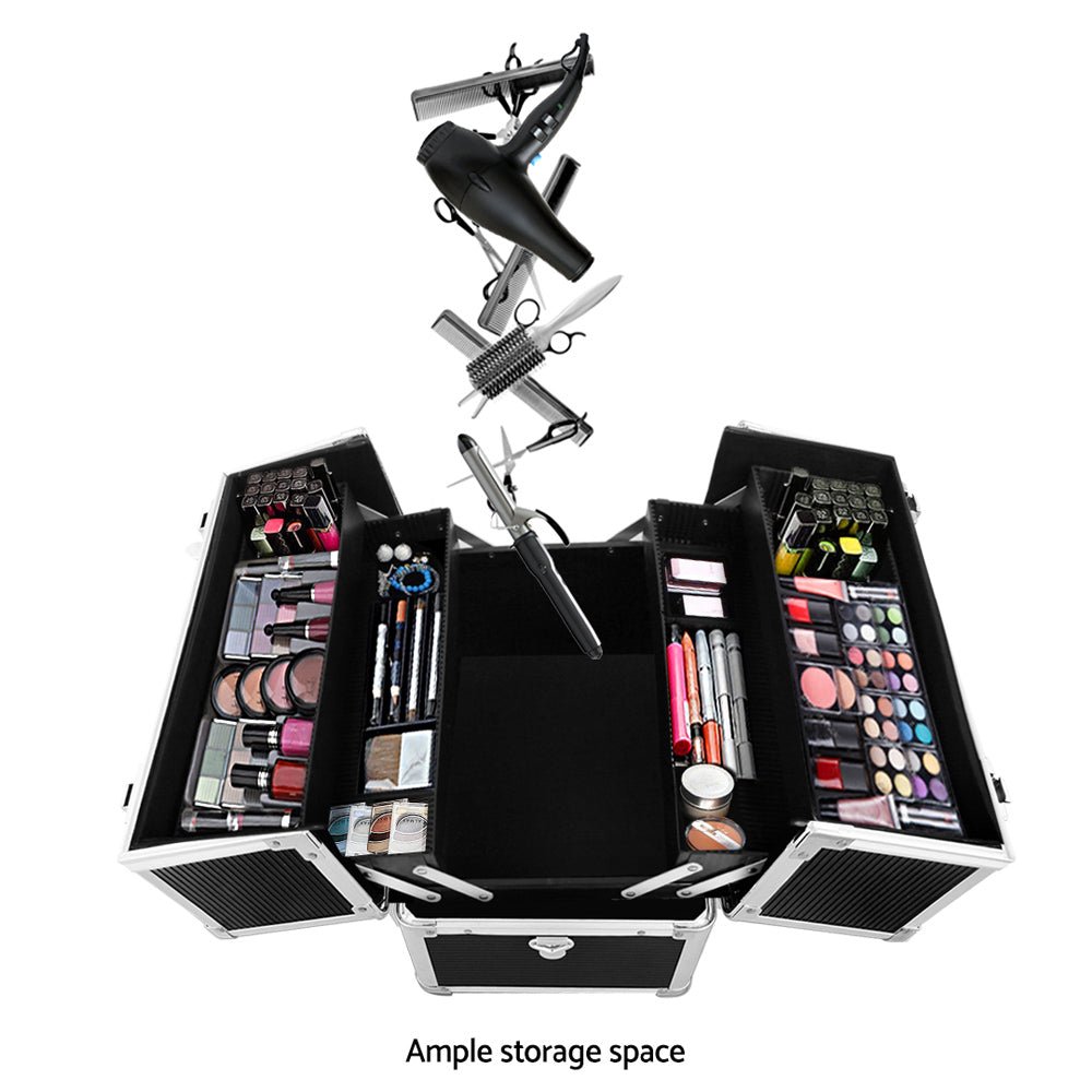 Makeup Case | Embellir Portable Cosmetic Beauty | Black