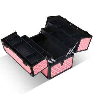 Makeup Case | Embellir Portable Cosmetic Beauty | Diamond Pink