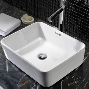 Ceramic Rectangle Sink Bowl | White