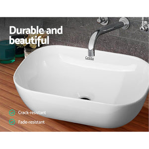 Cefito Ceramic Bathroom Basin Sink - White | Hand Wash Vanity