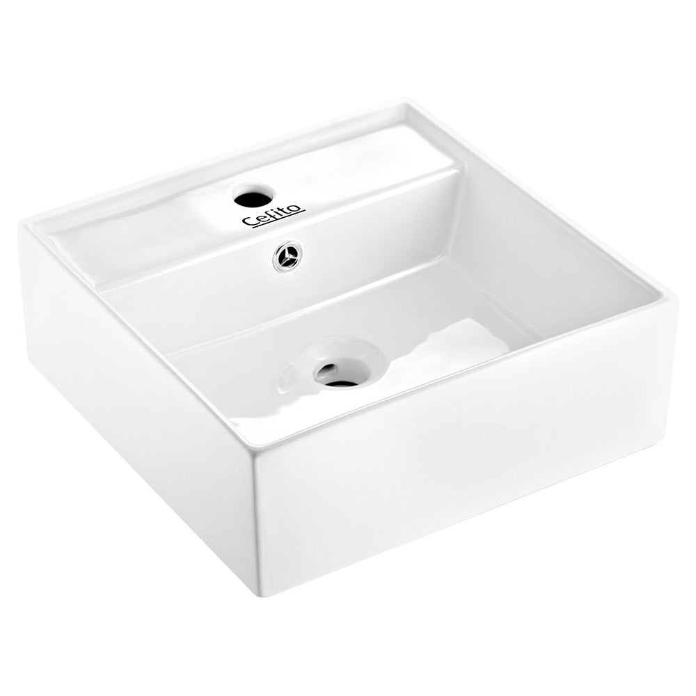 Ceramic Rectangle Sink Bowl - White