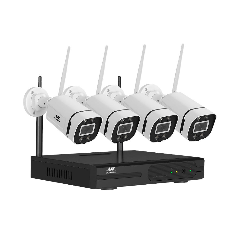 UL-tech 3MP Wireless CCTV System | Outdoor IP Camera | WiFi | 8CH NVR | Home Security