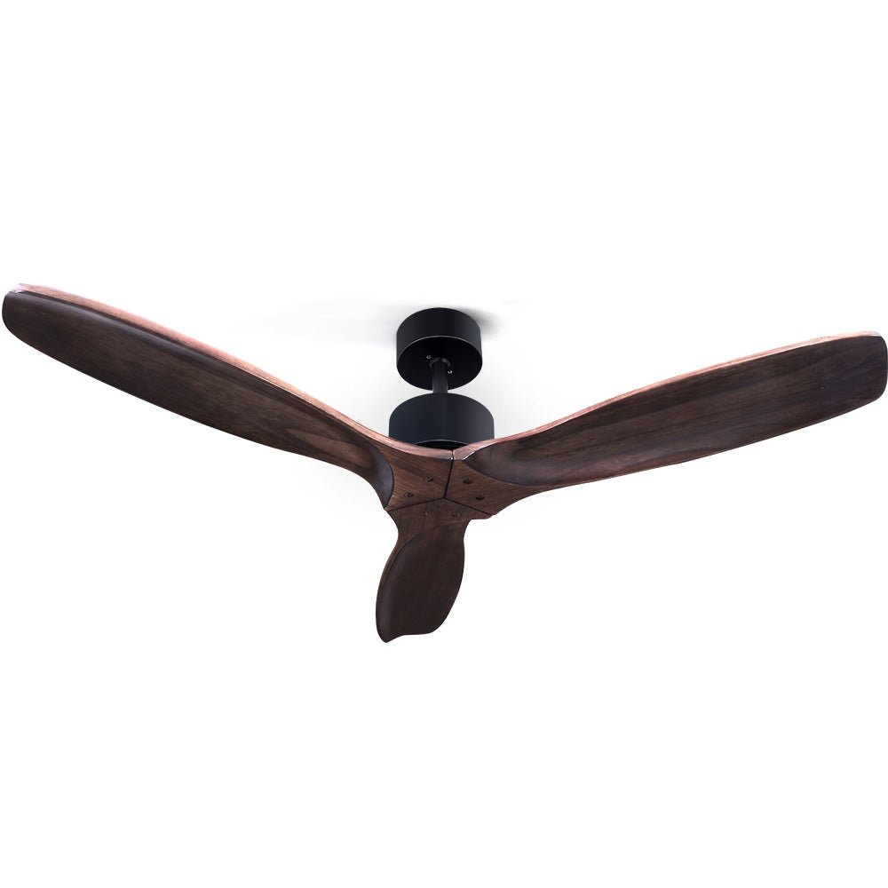 52'' Ceiling Fan with Remote & Timer | 3 Wooden Blades | 1300mm