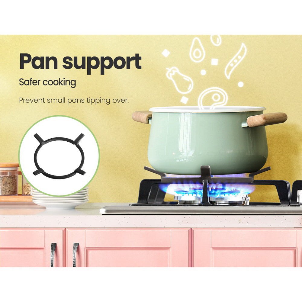 Comfee 60cm Gas Cooktop Stainless Steel 4 Burners Kitchen Stove Cook Top NG LPG - The Hippie House