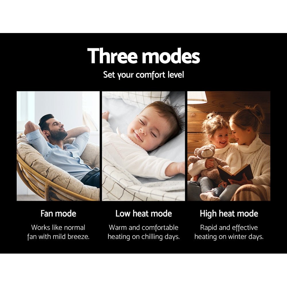 Portable Oscillating Electric Ceramic Heater