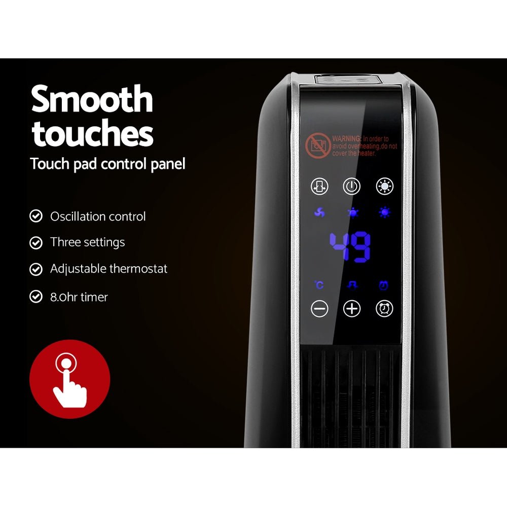 Portable Oscillating Electric Ceramic Heater